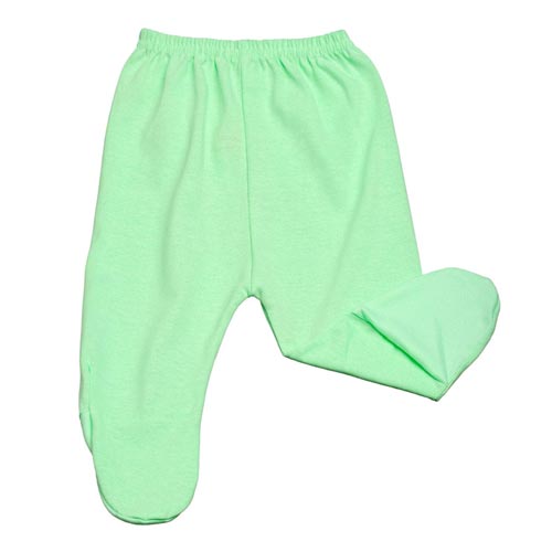 Mijão (Culote) Bebê Malha Liso com Pé (PREMATURO) - Top Chot - Tamanho PREMATURO - Verde