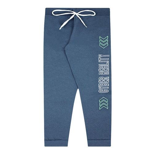 Calça Infantil Masculina Moletom Grafite Cyber Reality (4/6/8) - Jidi Kids - Tamanho 8 - Grafite