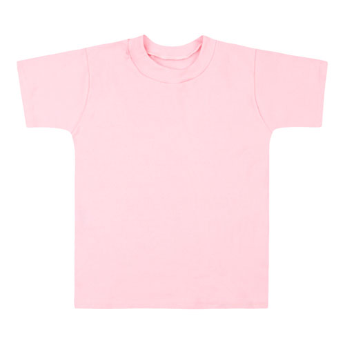 Camiseta Bebê Canelada Lisa Manga Curta (1/2/3) - Top Chot - Tamanho 3 - Rosa